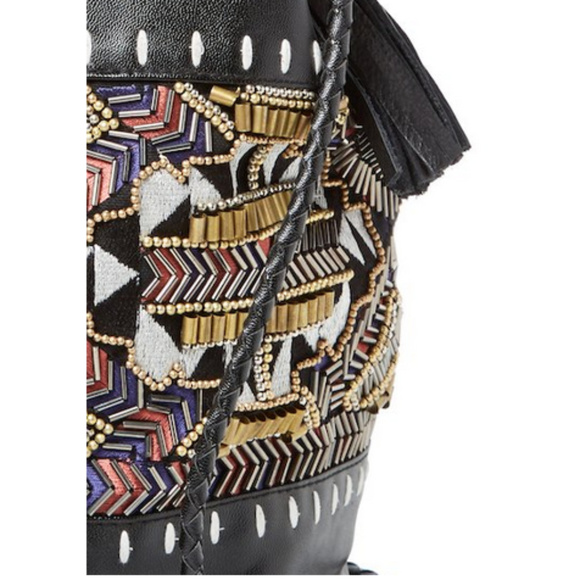 Anthropologie Antik Batik ibban leather bucket bag - Picture 3 of 8